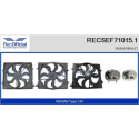 Moteur électrique, ventilateur de radiateur RECOFICIAL RECSEF71015.1