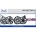 Moteur électrique, ventilateur pour radiateurs