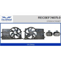 Moteur électrique, ventilateur de radiateur RECOFICIAL RECSEF74075.0