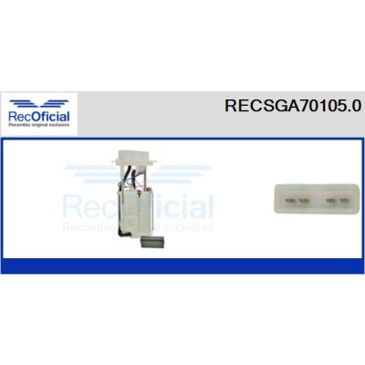 Unité d'alimentation en carburant RECOFICIAL RECSGA70105.0