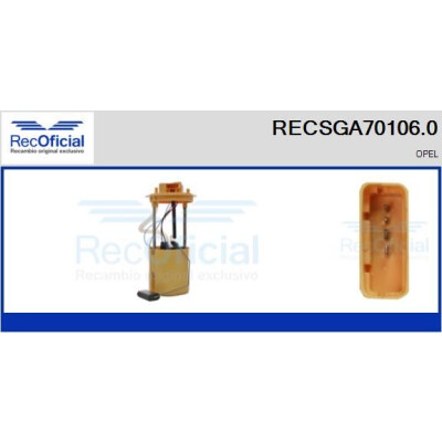 Unité d'alimentation en carburant RECSGA70106.0