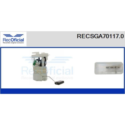 Unité d'alimentation en carburant RECOFICIAL RECSGA70117.0