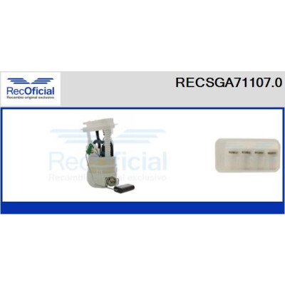 Unité d'alimentation en carburant RECOFICIAL RECSGA71107.0