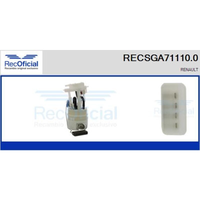 Unité d'alimentation en carburant RECOFICIAL RECSGA71110.0