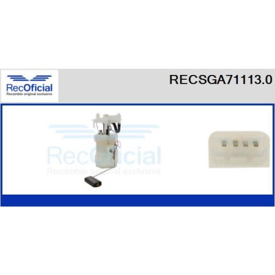 Unité d'alimentation en carburant RECOFICIAL RECSGA71113.0