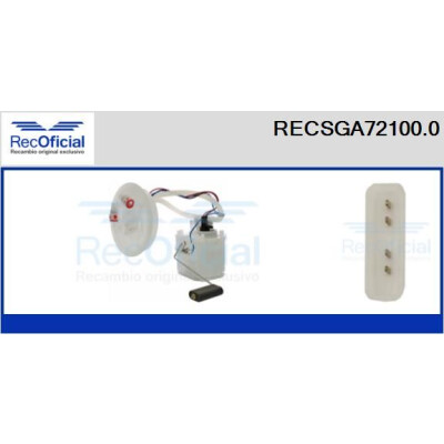 Unité d'alimentation en carburant RECOFICIAL RECSGA72100.0