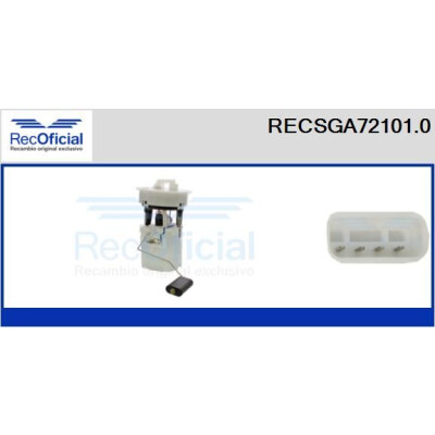 Unité d'alimentation en carburant RECOFICIAL RECSGA72101.0