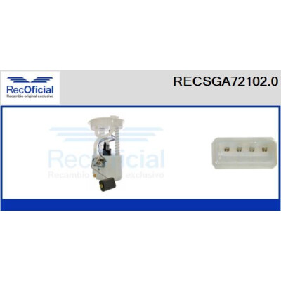 Unité d'alimentation en carburant RECOFICIAL RECSGA72102.0