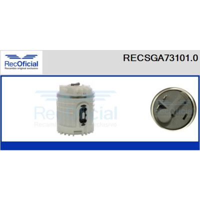 Unité d'alimentation en carburant RECOFICIAL RECSGA73101.0