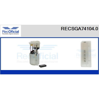 Unité d'alimentation en carburant RECOFICIAL RECSGA74104.0