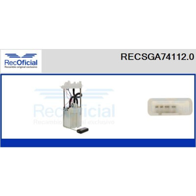 Unité d'alimentation en carburant RECSGA74112.0