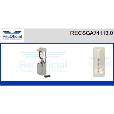 Unité d'alimentation en carburant RECOFICIAL RECSGA74113.0