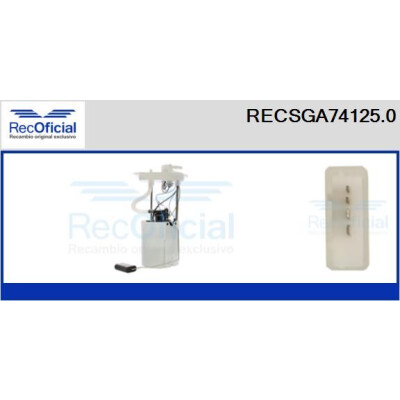 Unité d'alimentation en carburant RECSGA74125.0