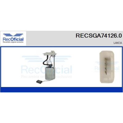 Unité d'alimentation en carburant RECSGA74126.0