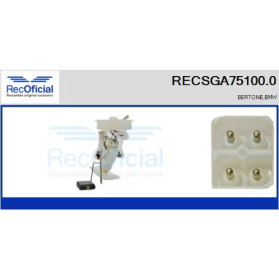 Unité d'alimentation en carburant RECSGA75100.0
