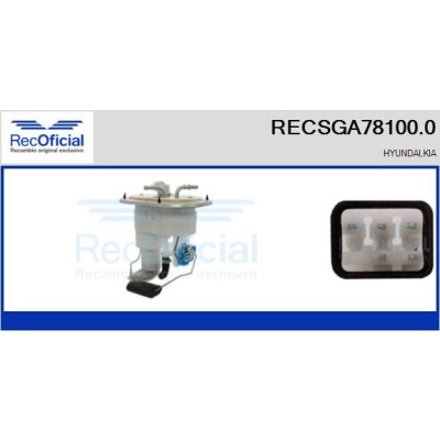 Unité d'alimentation en carburant RECSGA78100.0