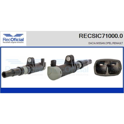 Bobine d'allumage RECOFICIAL RECSIC71000.0