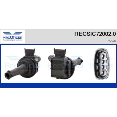 Bobine d'allumage RECOFICIAL RECSIC72002.0