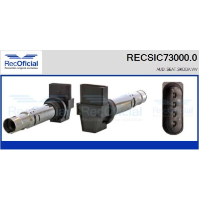 Bobine d'allumage RECOFICIAL RECSIC73000.0