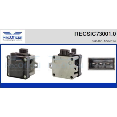 Bobine d'allumage RECOFICIAL RECSIC73001.0