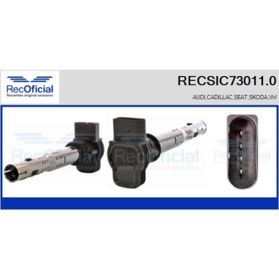 Bobine d'allumage RECOFICIAL RECSIC73011.0