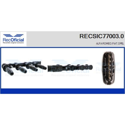 Bobine d'allumage RECOFICIAL RECSIC77003.0