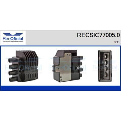 Bobine d'allumage RECOFICIAL RECSIC77005.0
