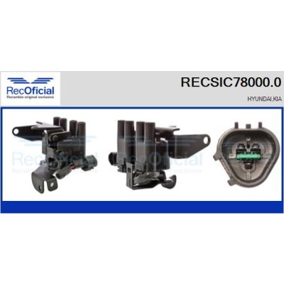 Bobine d'allumage RECOFICIAL RECSIC78000.0