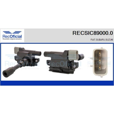 Bobine d'allumage RECOFICIAL RECSIC89000.0