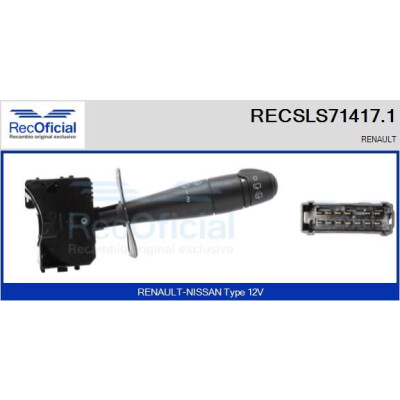 Interrupteur de colonne de direction RECOFICIAL RECSLS71417.1