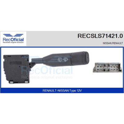Interrupteur de colonne de direction RECOFICIAL RECSLS71421.0