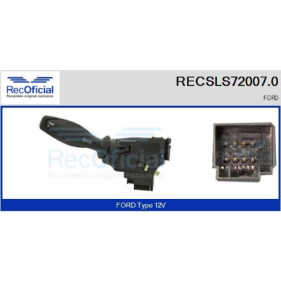 Interrupteur de colonne de direction RECOFICIAL RECSLS72007.0