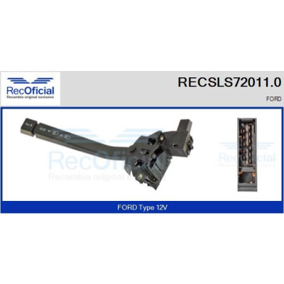 Interrupteur de colonne de direction RECOFICIAL RECSLS72011.0