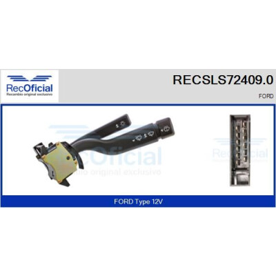 Interrupteur de colonne de direction RECOFICIAL RECSLS72409.0
