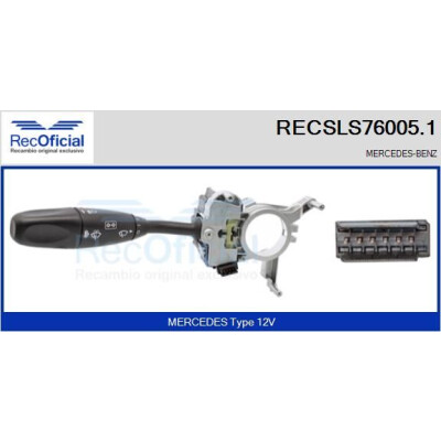 Interrupteur de colonne de direction RECOFICIAL RECSLS76005.1