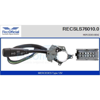Interrupteur de colonne de direction RECOFICIAL RECSLS76010.0