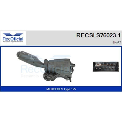 Interrupteur de colonne de direction RECOFICIAL RECSLS76023.1