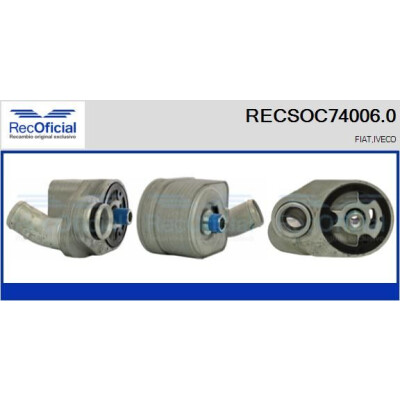 Refroidisseur d'huile, huile moteur RECOFICIAL RECSOC74006.0
