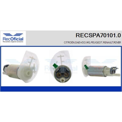 Pompe à carburant RECOFICIAL RECSPA70101.0