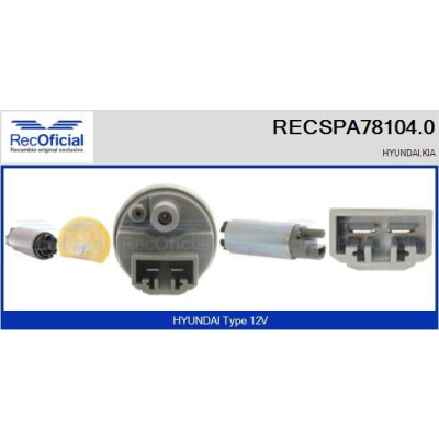 Pompe à essence RECOFICIAL RECSPA78104.0