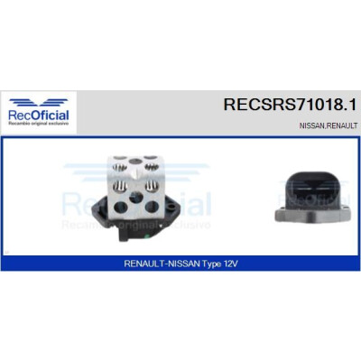 Prérésistance, moteur électrique (ventilateur de radiateur)