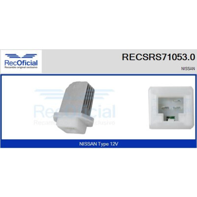 Résistance, ventilateur d'habitacle RECOFICIAL RECSRS71053.0