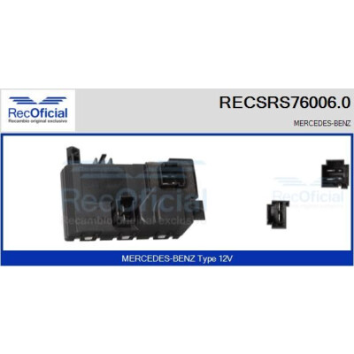 Résistance, ventilateur d'habitacle RECOFICIAL RECSRS76006.0