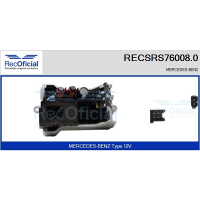 Résistance, ventilateur d'habitacle RECOFICIAL RECSRS76008.0