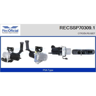 Pompe hydraulique, direction RECOFICIAL RECSSP70309.1