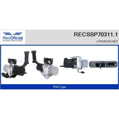 Pompe hydraulique, direction RECOFICIAL RECSSP70311.1