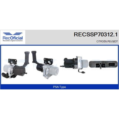 Pompe hydraulique, direction RECOFICIAL RECSSP70312.1
