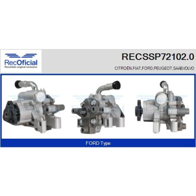 Pompe hydraulique, direction RECOFICIAL RECSSP72102.0