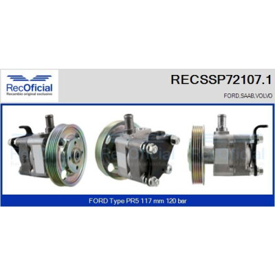 Pompe hydraulique de direction RECOFICIAL RECSSP72107.1