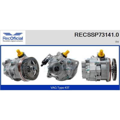 Pompe hydraulique, direction RECOFICIAL RECSSP73141.0